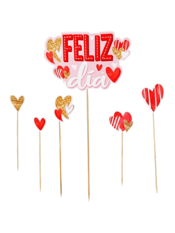 Banderines Amor Feliz Día