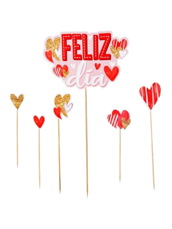 Banderines Amor Feliz Día