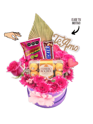 Caja con Flores en CDMX