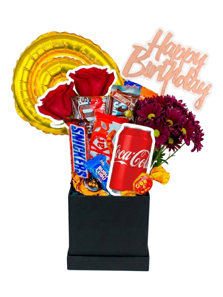 Flores Personalizadas en Caja Cubo