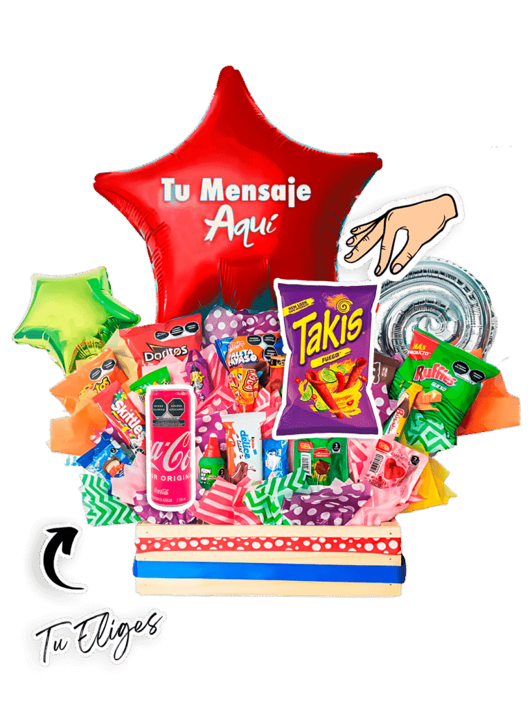 Regalo Canasta de Dulces Personalizada CDMX