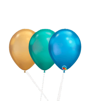 3 Globos con Helio