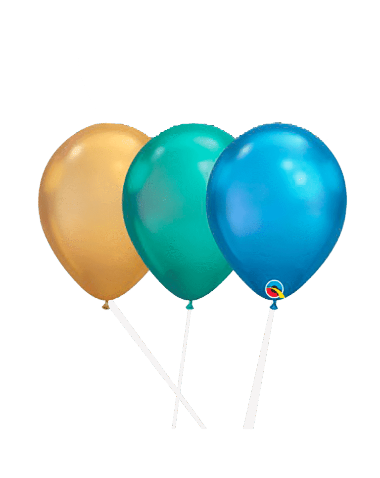 3 Globos con Helio
