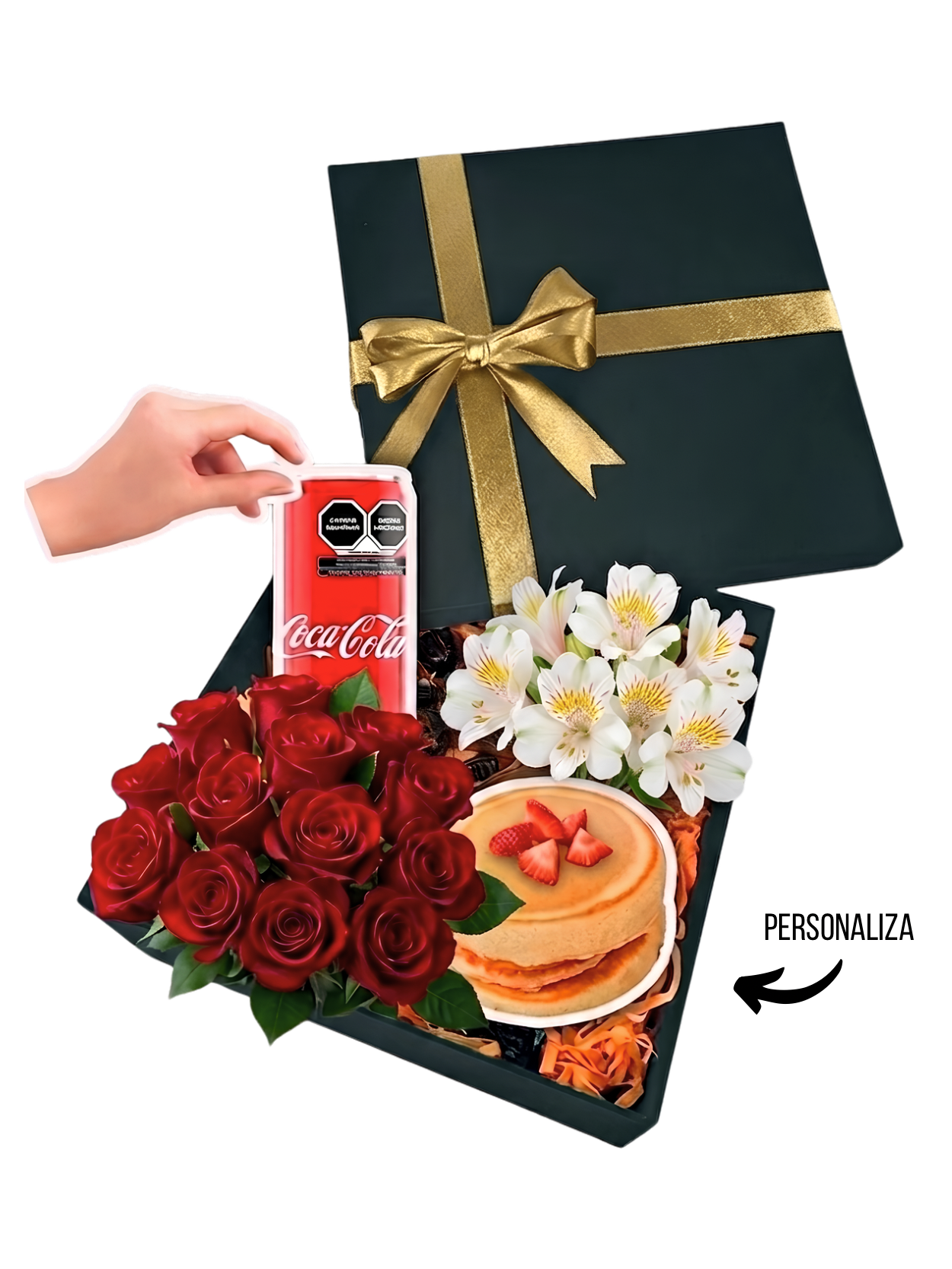 Caja con flores Sorpresa Personalizable