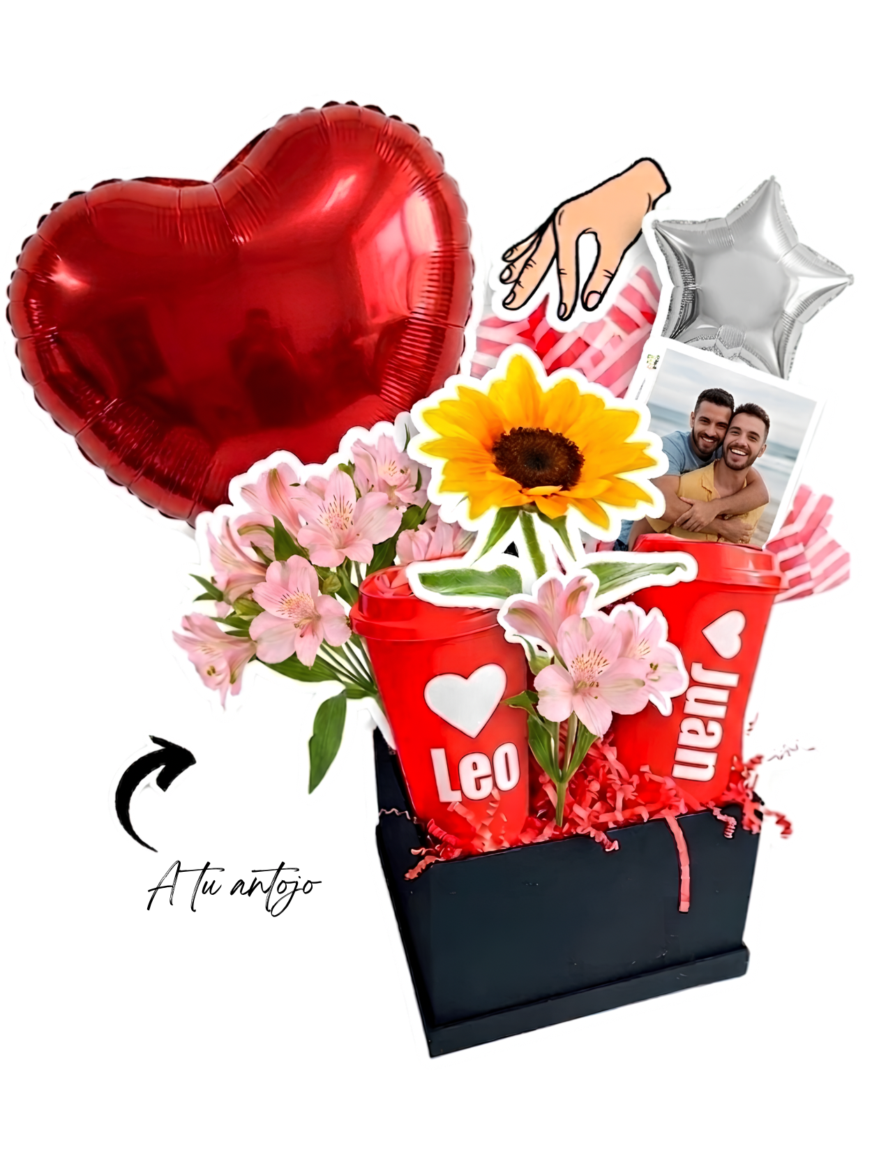 Regalo con Flores Para dos en CDMX