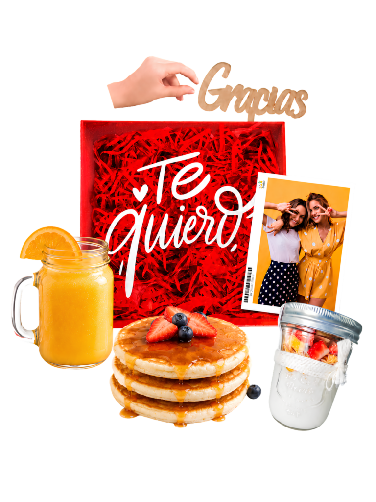 Cajita Transparente con Desayuno En CDMX