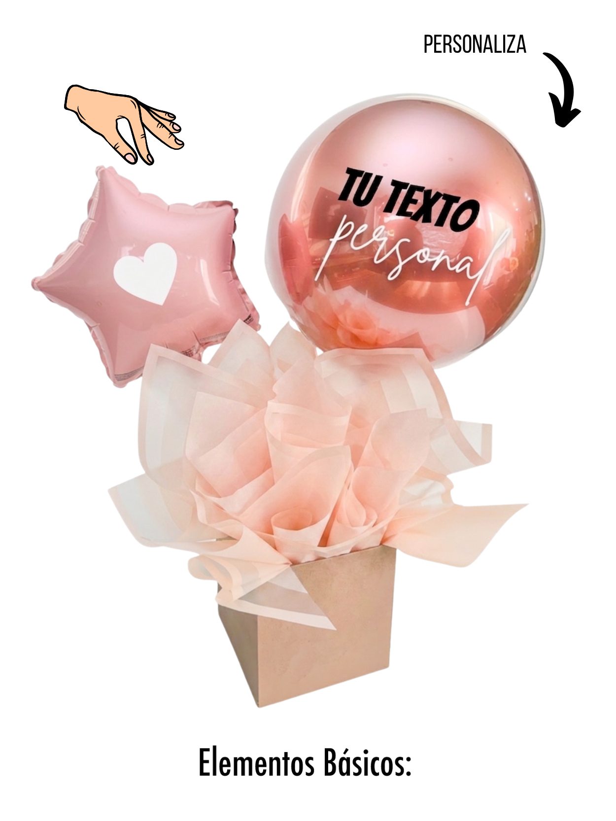 Contenedor Desayuno con Globo Burbuja