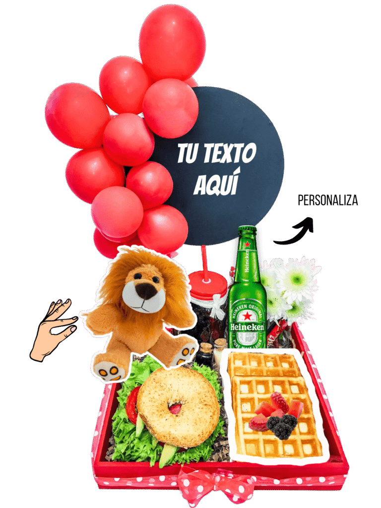 Desayuno Sorpresa En Desayunito Corazón Con Globos