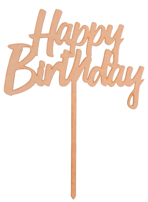 Letrero Happy Birthday