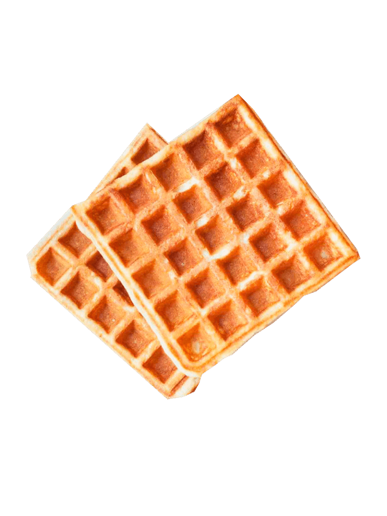 Waffles 3 piezas